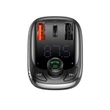 Picture 2/8 -Baseus Bluetooth 5.0 FM Transmitter Car Charger Quick Charge 4.0 Power Delivery USB Typ C / microSD 5A black (CCTM-B01)