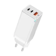 Obraz 1/8 - Baseus GaN rýchla nástenná nabíjačka PPS 65W USB/2xUSB typu C rýchla nabíjačka 3.0 Power Delivery SCP FCP AFC (nitrid gália)