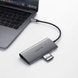 Obraz 8/8 - Ugreen USB Type C HUB 3x USB 3.0/Čítačka kariet SD a micro SD/RJ45 1000Mbps sieťový adaptér/HDMI - sivý (50538)