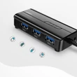 Picture 6/8 -Ugreen multifunctional USB 3.0 HUB 3x USB / network adapter RJ45 Giga Ethernet black (20265)