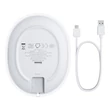 Kép 3/8 - Baseus Jelly Qi vezeték nélküli töltő 15 W + USB - C típusú USB kábel - fehér (WXGD-02)