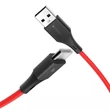 Kép 2/5 - USB-C kábel BlitzWolf BW-TC15 3A 1,8 m (piros)