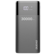 Dudao power bank 4x USB 30000mAh with LCD 4A black (K8Max black)
