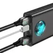 Imagine 4/8 - Baseus Amblight power bank 30000mAh 33W PD3.0 QC3.0 4x USB / 1x USB tip C Cablu USB tip C - negru (PPLG-A01)