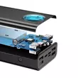 Imagine 7/8 - Baseus Amblight power bank 30000mAh 33W PD3.0 QC3.0 4x USB / 1x USB tip C Cablu USB tip C - negru (PPLG-A01)
