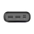 Kép 2/4 - Dudao power bank 20000 mAh 2x USB / USB Type C / micro USB, 2 A, LED kijelzővel fekete (K9Pro-06)- Felbontott csomagolású