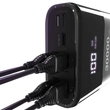Kép 4/8 - Wozinsky Power Bank 4x USB 30000mAh, 4A, kijelzővel ellátva, fekete (WPB-001BK)