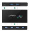 Kép 7/7 - Ugreen 4x USB 3.2 Gen 1 HUB switch box elosztó fekete (US216 30768)