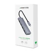 Obraz 5/8 - Ugreen USB - 4x USB 3.2 Gen 1 HUB s napájacím konektorom micro USB, sivý (CM219 70336)