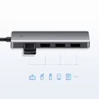 Obraz 8/8 - Ugreen USB - 4x USB 3.2 Gen 1 HUB s napájacím konektorom micro USB, sivý (CM219 70336)