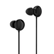 Kép 1/4 - Dudao 3,5 mm-es mini jack csatlakozóval ellátott vezetékes fülhallgató távirányítóval, fekete (X11Pro black)