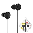 Kép 3/4 - Dudao 3,5 mm-es mini jack csatlakozóval ellátott vezetékes fülhallgató távirányítóval, fekete (X11Pro black)
