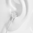 Kép 3/3 - Dudao fülhallgató 3,5 mm-es mini jack csatlakozóval, távvezérlővel, ezüst (X10 Pro silver)