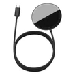 Obraz 1/8 - Baseus Simple Mini magnetická indukčná bezdrôtová nabíjačka, MagSafe, 15 W (čierna)