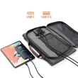 Kép 8/8 - Choetech összecsukható napelemes töltő, napelemes fotovoltaikus 36 W -os gyorstöltési tápellátás USB / USB Type C (94 x 36 cm), szürke (SC006)