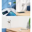 Kép 6/7 - Choetech fali gyorstöltő 2x USB C típusú tápegység 40W, 3A, fehér (PD6009-EU)