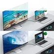 Kép 3/8 - Choetech gyorstöltő kábel USB Type C - USB Type C 3.1 Gen 2 100W Power Delivery, 2m, fekete (XCC-1007)