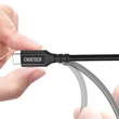 Kép 8/8 - Choetech gyorstöltő kábel USB Type C - USB Type C 3.1 Gen 2 100W Power Delivery, 2m, fekete (XCC-1007)