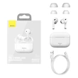 Kép 6/7 - Baseus Encok W3 vezeték nélküli fülhallgató, Bluetooth 5.0 (fehér)