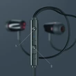Kép 6/8 - Joyroom fülhallgató 3,5 mm-es mini jack csatlakozóval, távirányítóval és mikrofonnal, kék (JR-EL114)