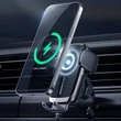 Obraz 4/8 - Bezdrôtová 15W automatická nabíjačka do auta Joyroom Qi, elektrický držiak telefónu, čierna (JR-ZS248)