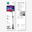 Kép 5/8 - Joyroom forgó állítású asztali telefon és tablet tartó, fekete (JR-ZS263)