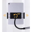 Kép 7/8 - Joyroom forgó állítású asztali telefon és tablet tartó, fekete (JR-ZS263)