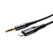 Kép 1/8 - Joyroom sztereó audio AUX kábel 3,5 mm mini jack - Lightning iPhone-hoz, iPad-hez, 2 m, fekete (SY-A02-2m)
