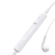 Kép 3/8 - Joyroom Ben Series Lightning fülhallgató távirányítóval és mikrofonnal, fehér (JR-EP3)