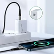 Kép 4/8 - Joyroom USB Type C - Lightning kábel, Power Delivery, 20W, 2.4A, 1.2m, fekete (S-1224K2-Black)