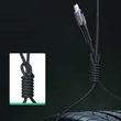 Kép 7/8 - Joyroom USB Type C - Lightning kábel, Power Delivery, 20W, 2.4A, 1.2m, fekete (S-1224K2-Black)