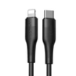 Kép 1/8 - Joyroom USB Type C - Lightning kábel, Power Delivery, 20W, 2.4A, 0.25m, fekete (S-02524M3-Black)