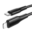 Kép 3/8 - Joyroom USB Type C - Lightning kábel, Power Delivery, 20W, 2.4A, 0.25m, fekete (S-02524M3-Black)