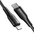 Kép 4/8 - Joyroom USB Type C - Lightning kábel, Power Delivery, 20W, 2.4A, 0.25m, fekete (S-02524M3-Black)