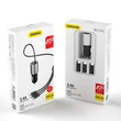 Imagine 5/8 - Dudao 3in1 încărcător auto USB, 3,4 A, cablu încorporat Lightning / USB tip C / micro USB, negru (R5ProN-negru)