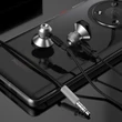 Kép 3/5 - Dudao fém vezetékes fülhallgató, 3,5 mm-es mini jack, piros (X2C-Red)