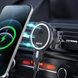Obraz 3/8 - Magnetická nabíjačka do auta Dudao, indukčná nabíjačka Qi, 15 W (kompatibilná s MagSafe), čierna (F13)