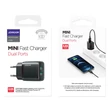 Kép 5/7 - Joyroom fali gyorstöltő, 2x USB, 2,4A, fekete (L-2A123)