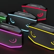 Kép 3/8 - Dudao vízálló IP7 vezeték nélküli Bluetooth 5.0 RGB 5W 1200mAh hangszóró, fekete (Y10XS-black)