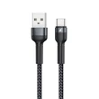 Obraz 1/2 - Remax USB - kábel USB typu C, nabíjanie, prenos dát, 2,4 A, 1 m, čierny (RC-124a-black)