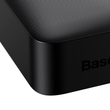 Baseus Bipow digitális kijelzős Power bank 20000mAh, 15W, 2x USB / USB Type C / micro USB, 20W, Quick Charge, AFC FCP, fekete (PPDML-J01)