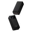 Kép 4/8 - Baseus Bipow digitális kijelzős Power bank 30000mAh, 20W, 2x USB / USB Type C / micro USB,  Quick Charge, AFC FCP, fekete (PPDML-N01)
