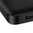 Kép 6/8 - Baseus Bipow digitális kijelzős Power bank 10000mAh, 20W, 2x USB / USB Type C / micro USB, Quick Charge AFC FCP, fekete (PPDML-L01)