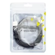 Kép 5/5 - Wozinsky kábel 3in1 USB - USB Typ C/ micro USB/ Lightning, 2,8A, 1,25m, fekete (WOZ-3in1-BK)
