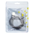 Kép 5/8 - Wozinsky kábel USB - Lightning, 2,4A, 2m, fekete (WUC-L2B)