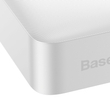 Baseus Bipow digital display Power bank, 20000mAh, 20W, 2x USB / USB Type C / micro USB, Quick Charge, AFC FCP, white (PPDML-M02)