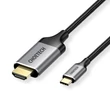 Obraz 1/4 - Choetech jednosmerný káblový adaptér USB typu C - HDMI 4K 60Hz, 1,8 m, čierny (CH0021-BK)