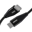 Obraz 1/8 - Choetech USB typu C - kábel USB typu C, Power Delivery, 60 W, 2 m, čierny (XCC-1004-BK)