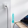 Obraz 3/8 - Choetech USB typu C - kábel USB typu C, Power Delivery, 60 W, 2 m, čierny (XCC-1004-BK)