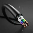 Obraz 5/5 - Choetech USB typu C - Kábel USB typu C, 3A, 3 m, čierny (CC0004-V2)